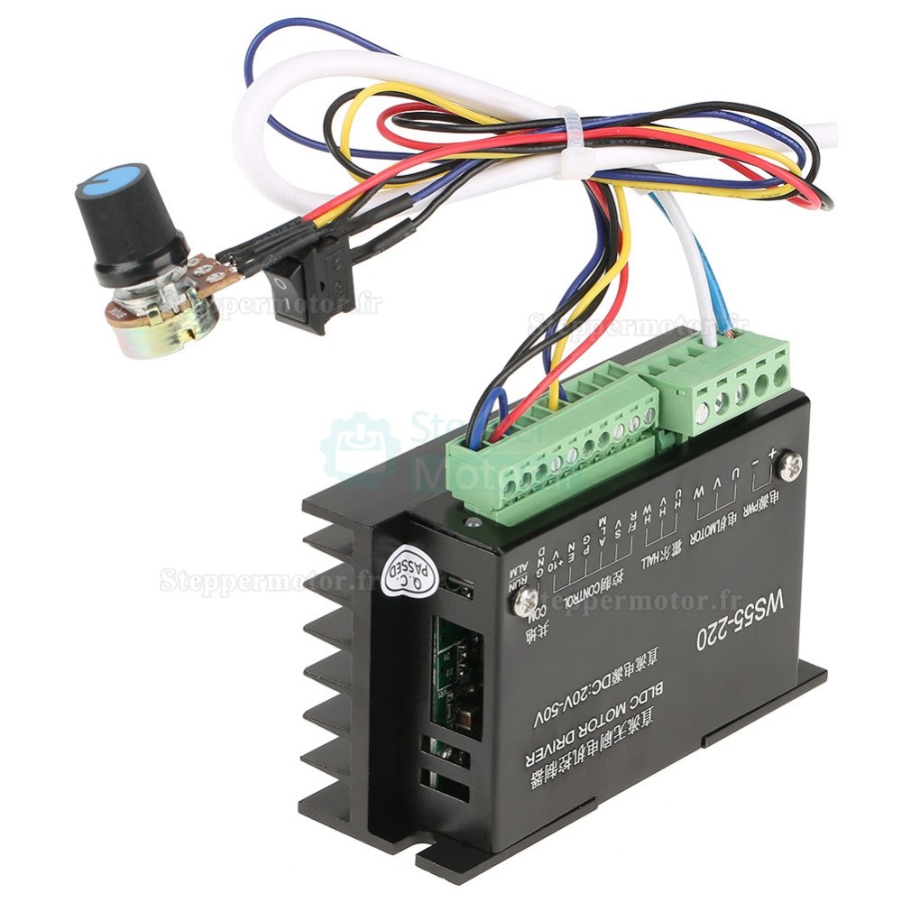 Driver moteur cc brushless triphasé, contrôleur de moteur CC brushless BLD-300B CC18-50V 15A